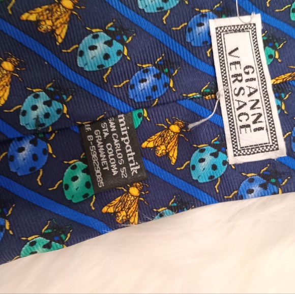 Auth vintage lot Gucci versace Dior ties - Picture 4 of 11